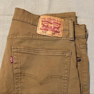 Levi’s 513 brown/tan jeans- size 36 x 30